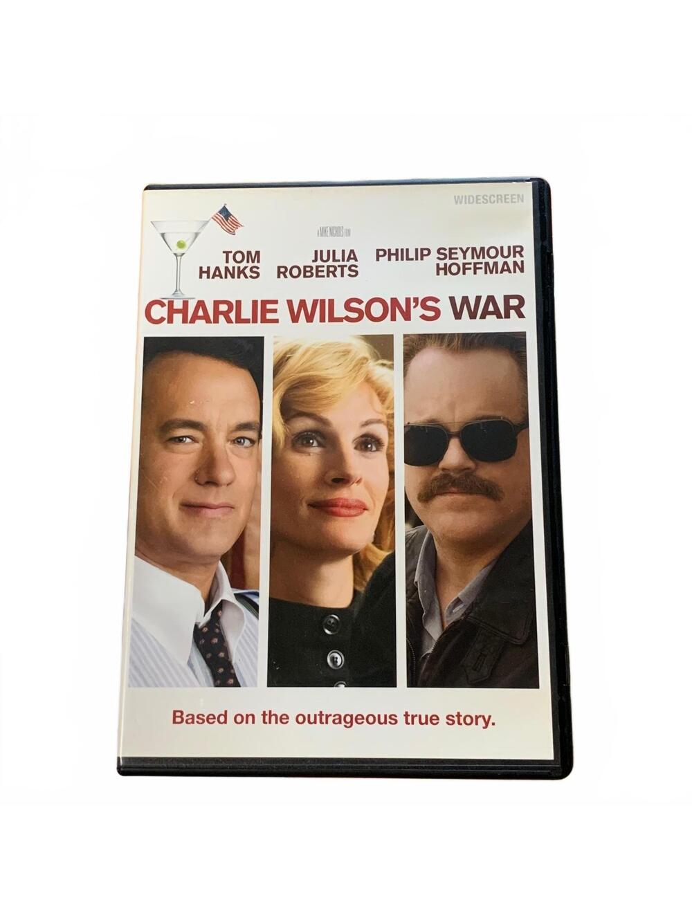 Charlie Wilson’s War DVD Widescreen 2007 Tom Hanks Julia Roberts R Rated